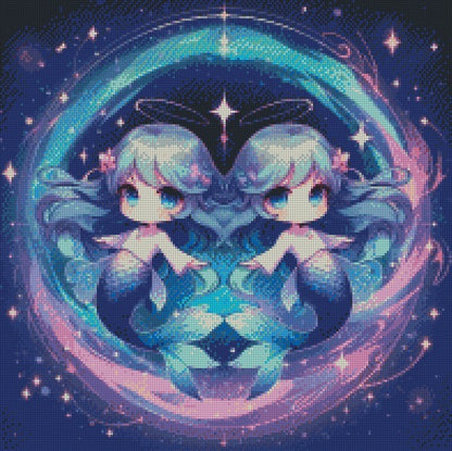 Zodiac -  Pisces Totem © 50x50