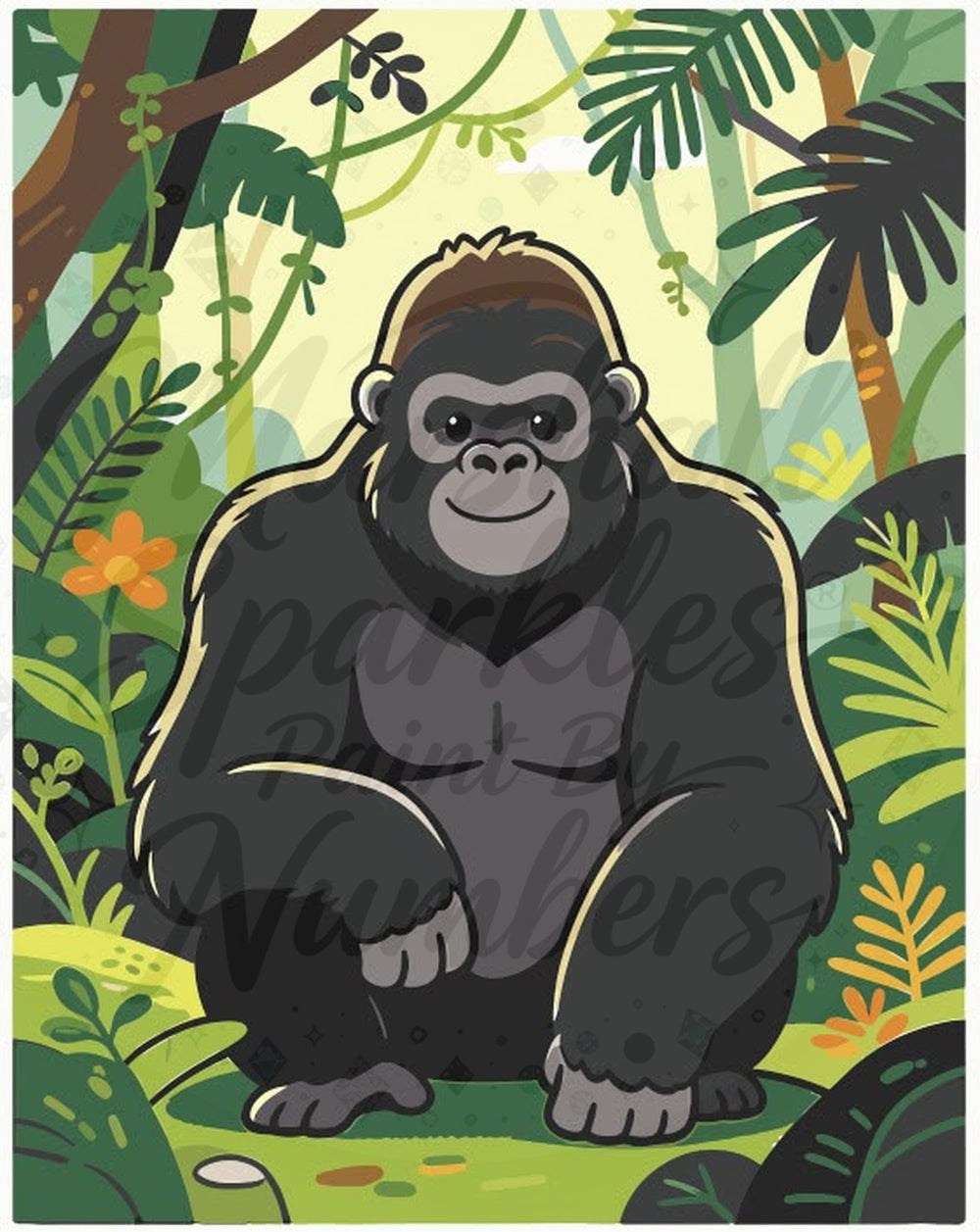 PBN - Gorilla MS020 © 40x50