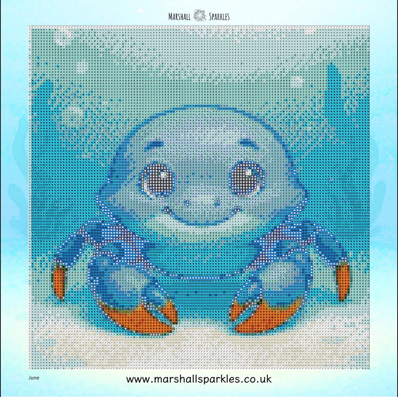 12 Months of Ocean © by Overton Designs 30x30 (PTO)