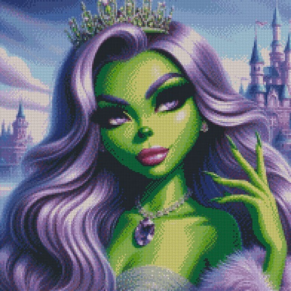 February/Amethyst - Green G © 50x50