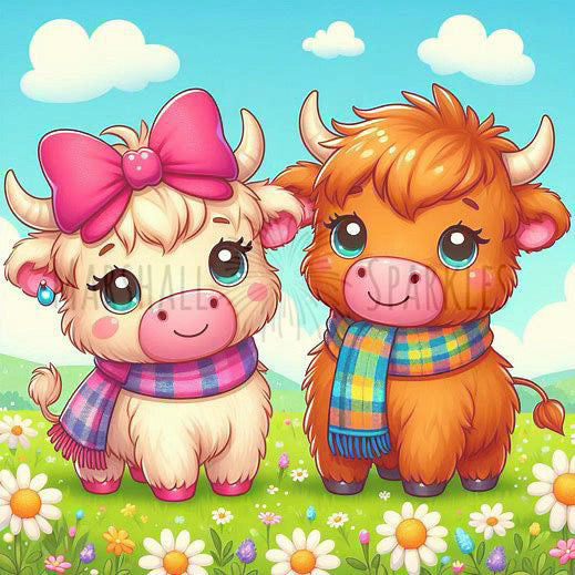 Highland Love © 40x40