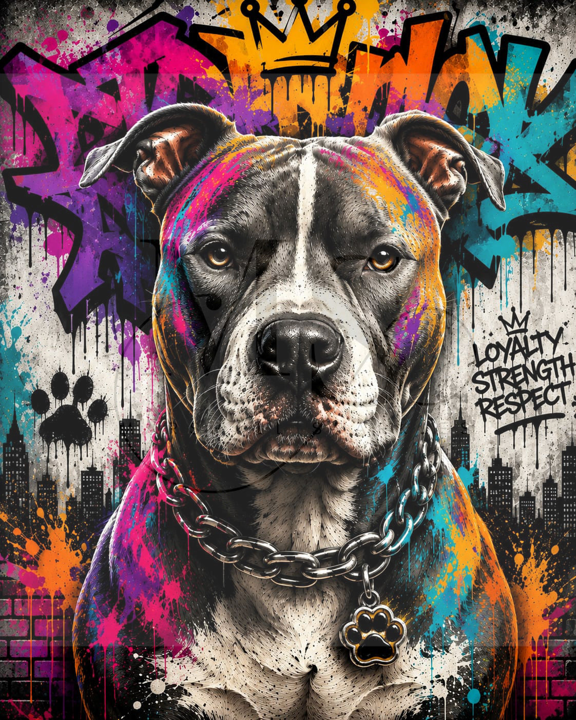 Urban Guardian © 60x75 by CrazyLoneWolf