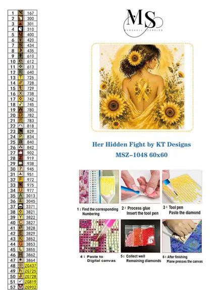Her Hidden Fight © 60x60 by KT Designs