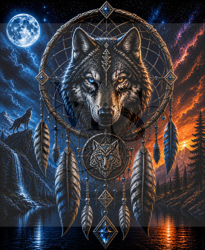 Spirit of the Wolf © 60x75 by CrazyLoneWolf