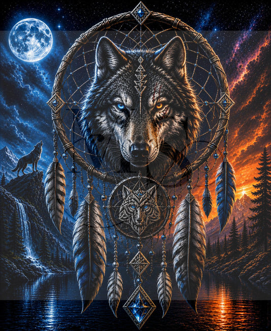 Spirit of the Wolf © 60x75 by CrazyLoneWolf