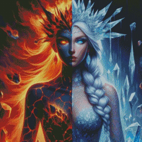 Fire Queen vs Ice Queen 4 © 60x60