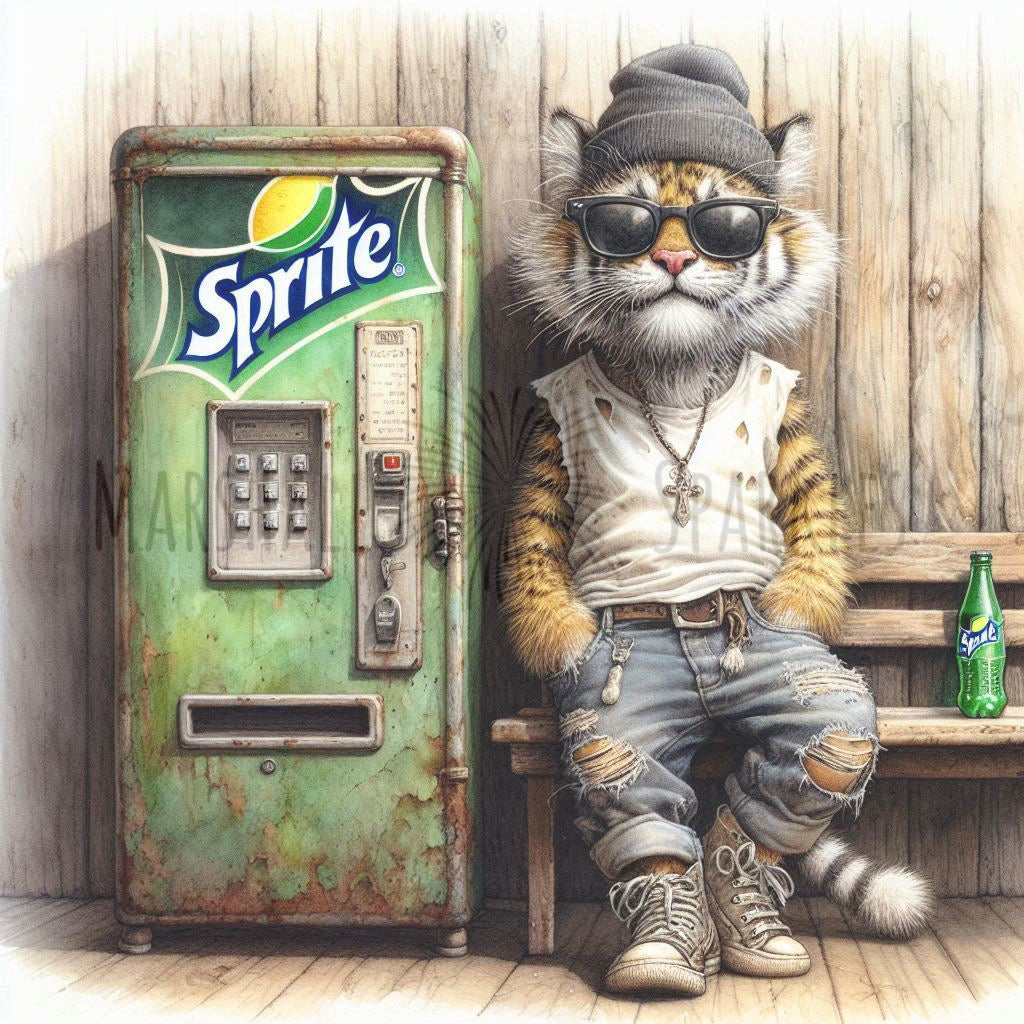 Rust & Fur - Tiger © 50x50 (print to order)