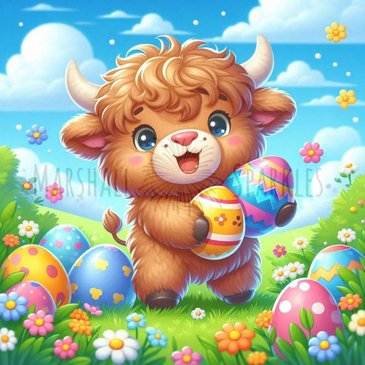 March Highland Easter © 40x40 Round Fairy Drill