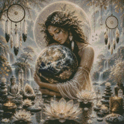 Mother Earth's Embrace © 60x60 by CrazyLoneWolf