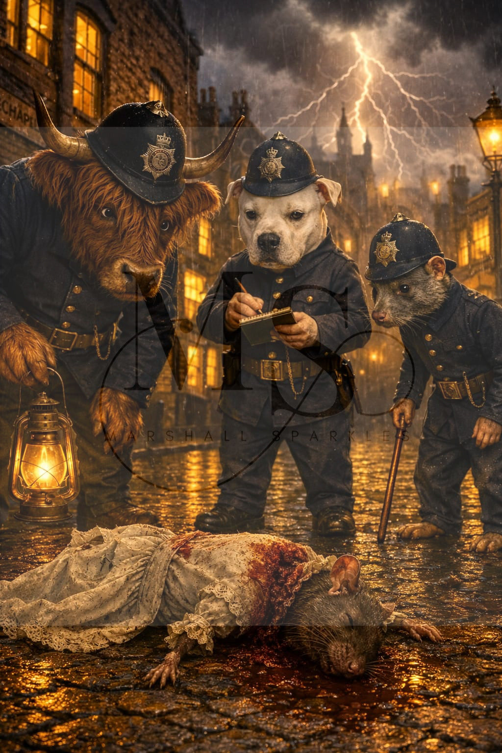 Murder of Whitechapel © 50x75 by NAT Art Creations