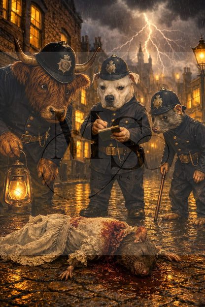 Murder of Whitechapel © 50x75 by NAT Art Creations