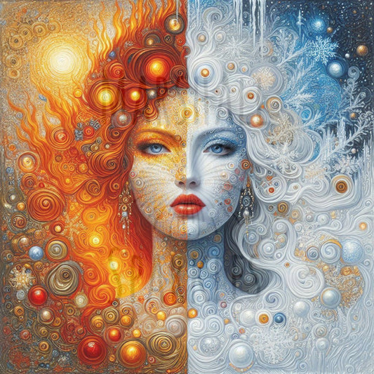 Fire and Ice ©  50x50