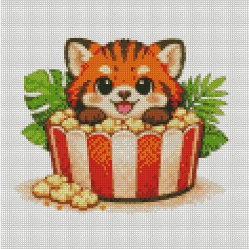 12 Months of Animal Popcorn © 30x30 (12 canvas + free birthday canvas)