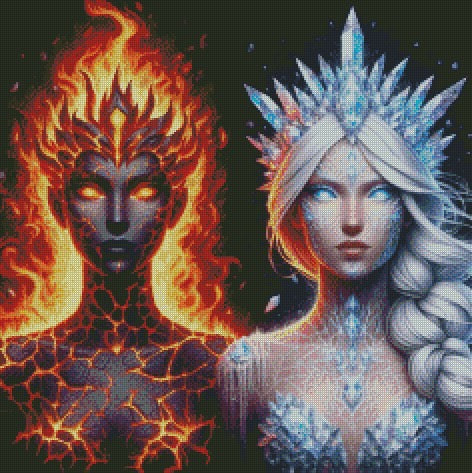 Fire Queen vs Ice Queen 3 © 60x60