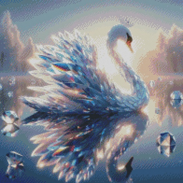 April/Crystal - Totem:Swan © 50x50