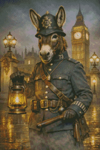 Constable Hee-Haw © 50x75 by NAT Art Creations