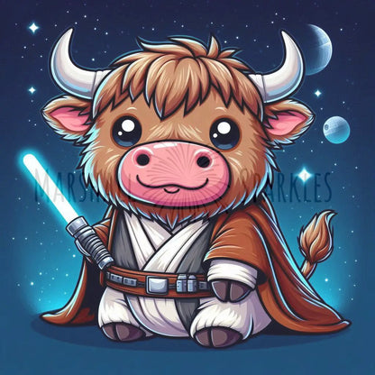 12 Months of Highland Cows © 30x30 free birthday canvas