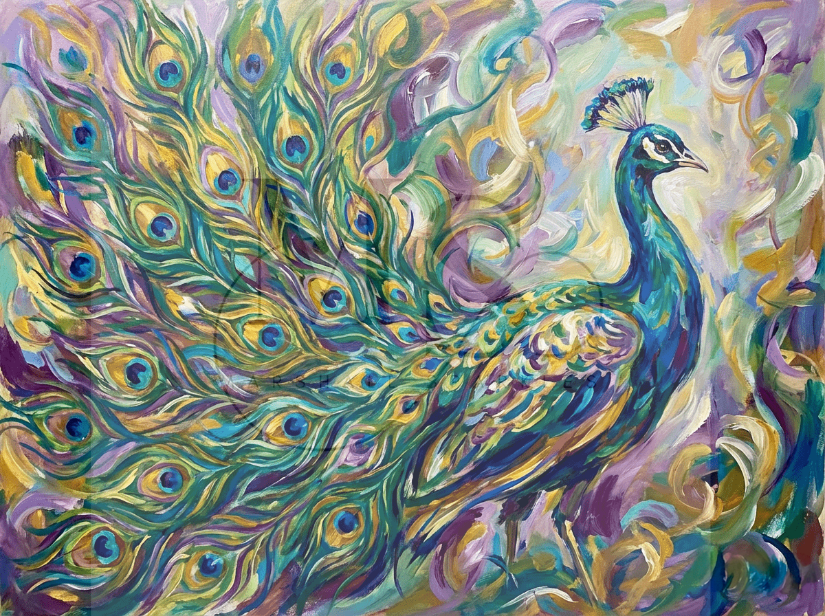 Peacock © 60x45