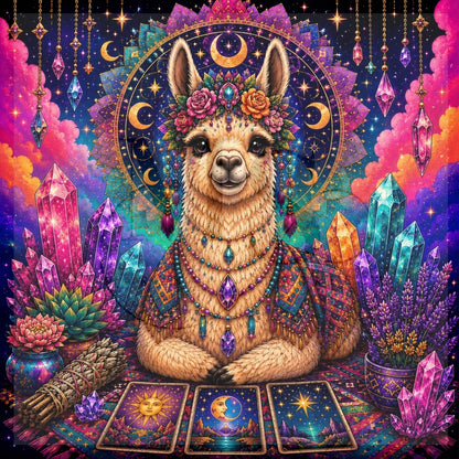 Llama Lumina © 50x50 by Puttiluxe