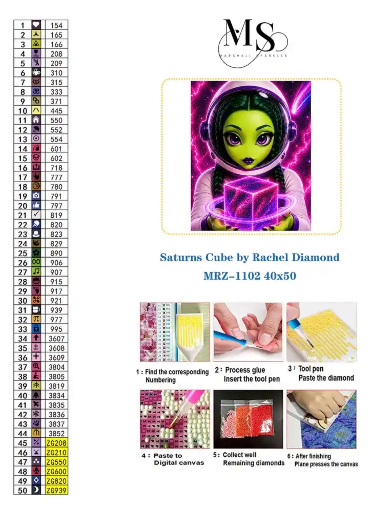 Saturns Cube © 40x50 by Rachel Diamond