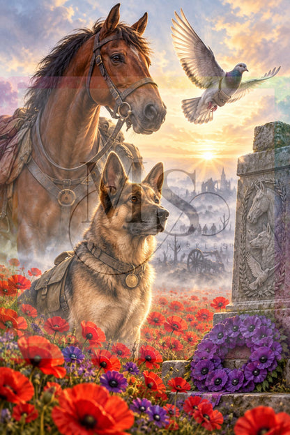 Least We Forget © 60x90 by NAT Art Creations