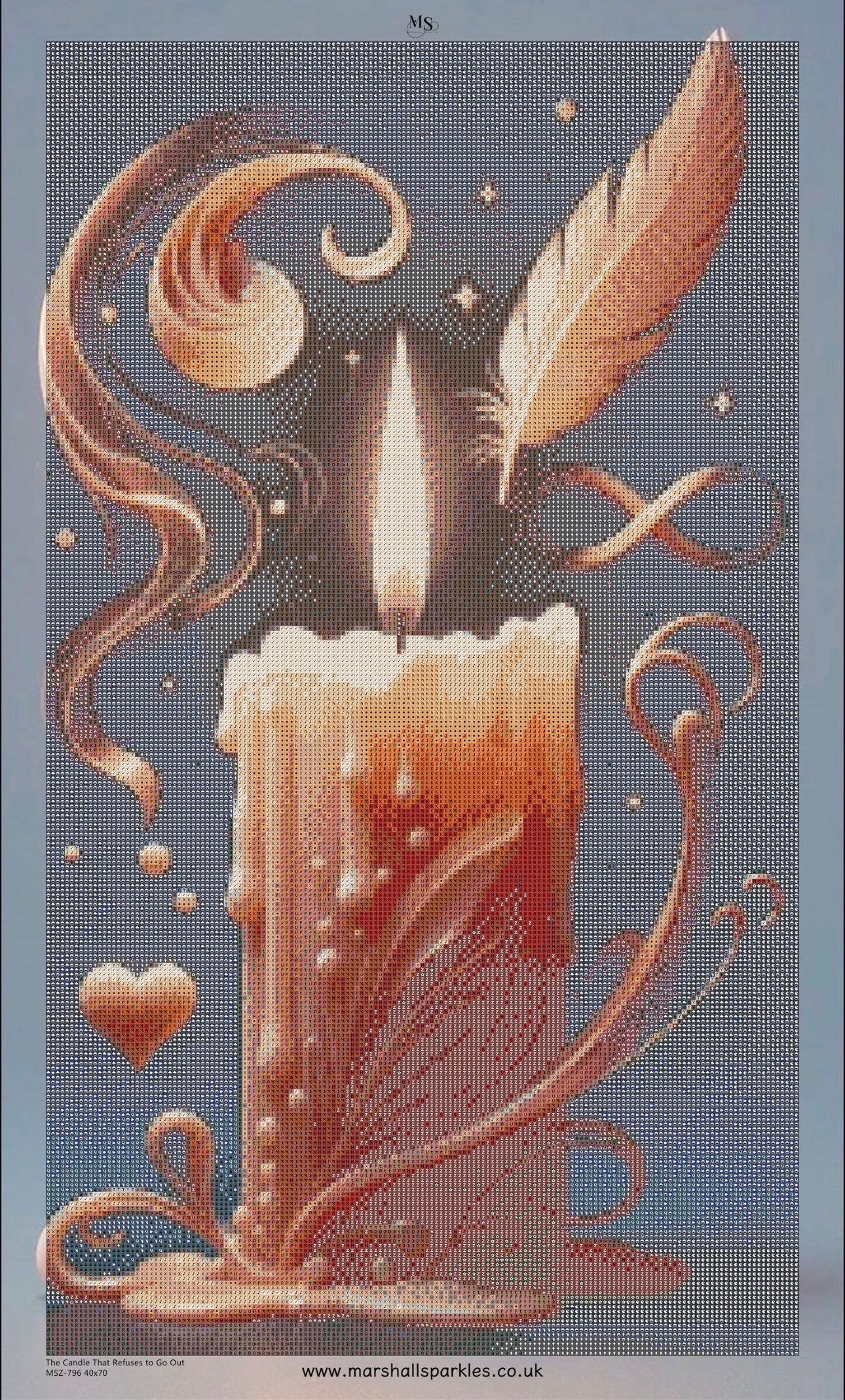 The Candle That Refuses to Go Out © 40x70