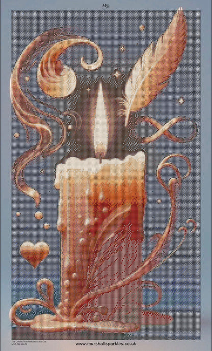 The Candle That Refuses to Go Out © 40x70