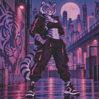 Roxy the Tiger © 60x60 by CrazyLone Wolf
