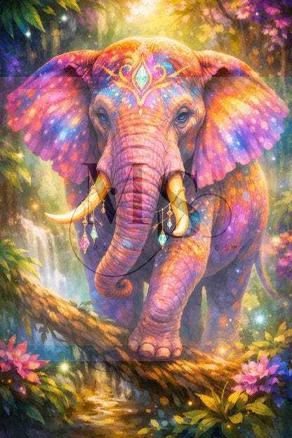 The Majestic Elephant © 30x40 Pearl Painting