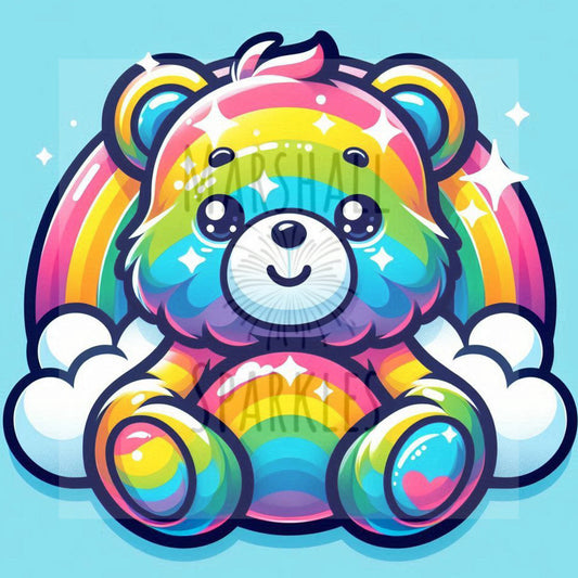 The Crystal Bear © Square FULL CRYSTAL 40x40
