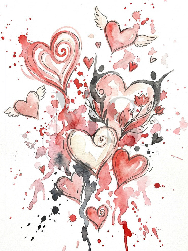 Hearts © 40x55