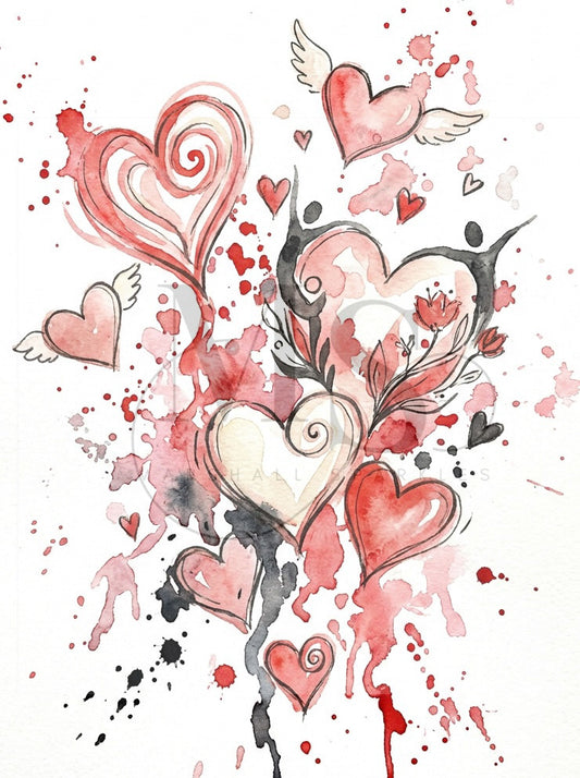 Hearts © 40x55