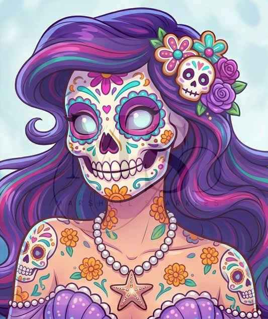 Violet Pinup © 60x70 by RG Designs