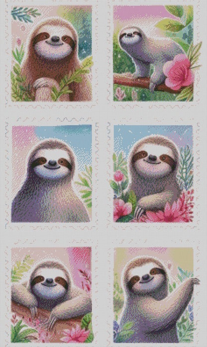 Sloth Stamps © 60x105