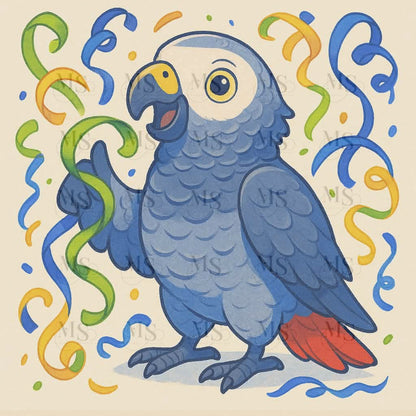 12 Months of Parrot © 30x30 by Katie Mayo-Jackson