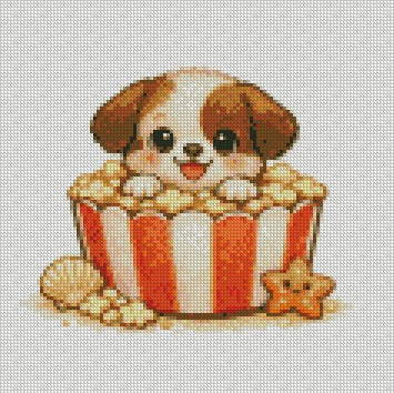 12 Months of Animal Popcorn © 30x30 (12 canvas + free birthday canvas)