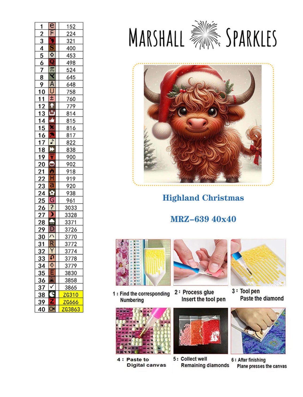 Highland Christmas © 40x40