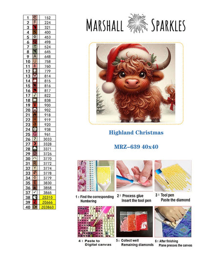 Highland Christmas © 40x40