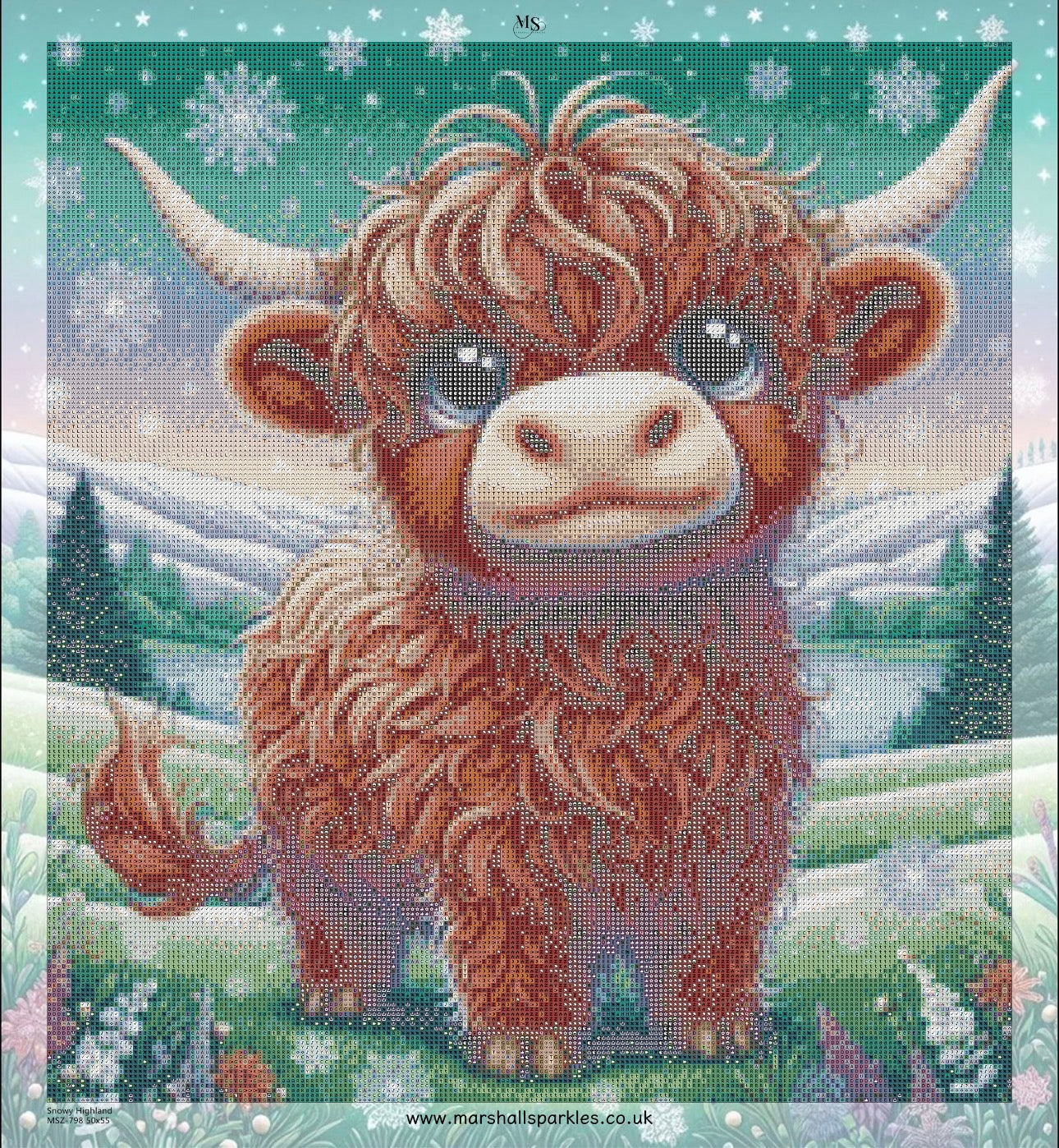 Snowy Highland © 50x55