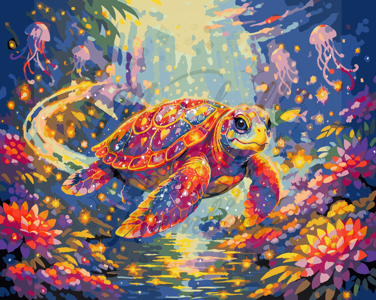 Majestic Turtle MS005 © 50x40