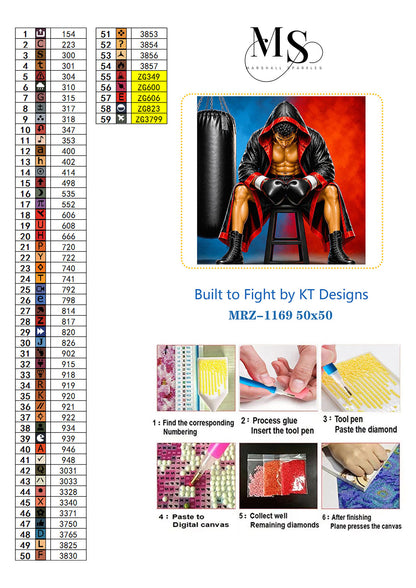 Built To fight © 50x50 by KT Designs