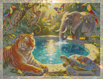 The Glistening Watering Hole © 80x60