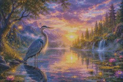 The Herons Dream © 60x90 by KT Designs