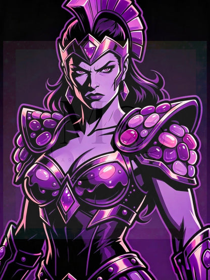 Amethyst Arclight Seraphine (jelly beans) © 60x80