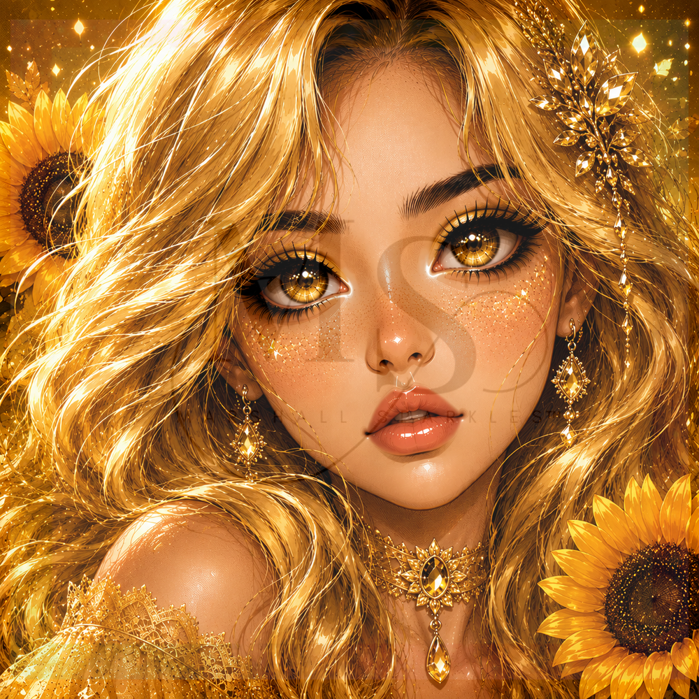 Golden Bloom © 60x60 by CrazyLone Wolf