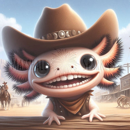 February Yellowstone - Axolotl © 40x40 Square Fairy Drill