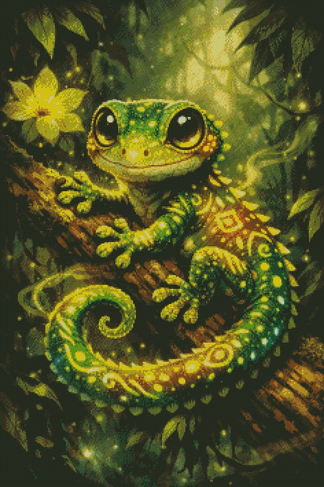 Jungle Gekko © 60x90