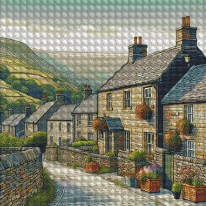 Peak District Village © 60x60