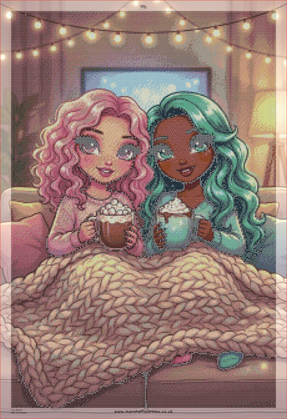 Cosy Besties © 60x90