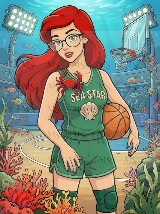 Under the Sea BasketBall Dreams © 60x80